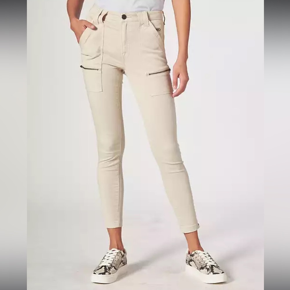 Joie High-Rise Ankle Zip Pants